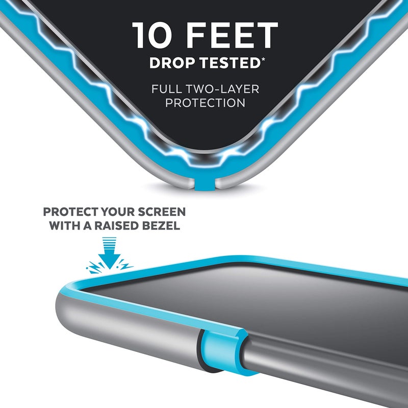 Speck Presidio Grip Samsung Galaxy S10E Case, Black/Black (124578-1050) - Image 3