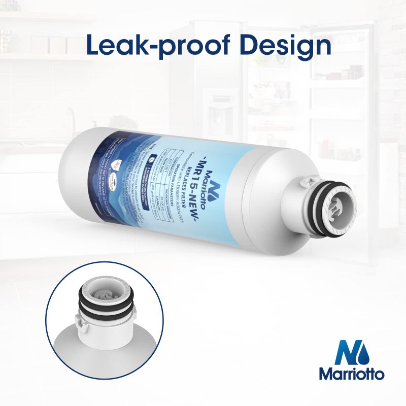 Marriotto Lt1000Pc Refrigerator Water Filter Water Filter Adq747935 Compatible With Lt1000Pc Lt1000Pc/Pcs Lt-1000Pc Mdj64844601 Adq747935 Adq74793504 Water Filter (3 Pack) - Image 4