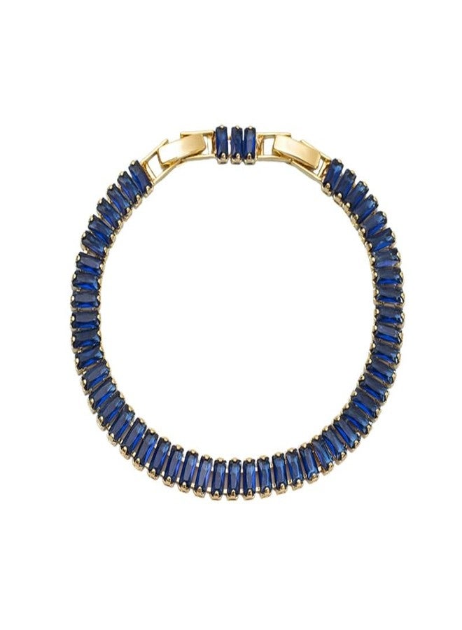 FULAIDA® Simple Colorful Zircon Claw Chain Bracelet for women | Full Diamond jewellery acessories | 2 - Image 1