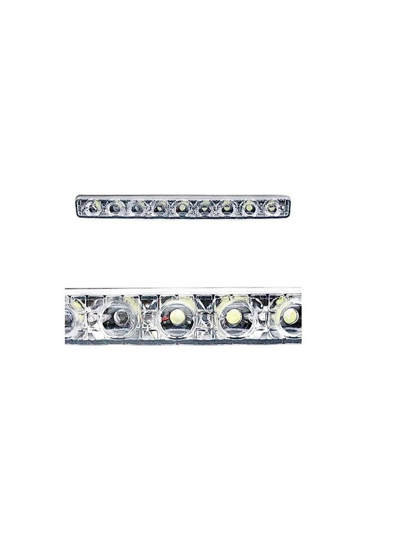 Royal Car Universal Fit 9 LED High Power LED Daytime Running Lights DRL Kit Extreme Bright Spot Fog Lamp Xenon White Auto Accessories Silicone Waterproof Ring - Image 2