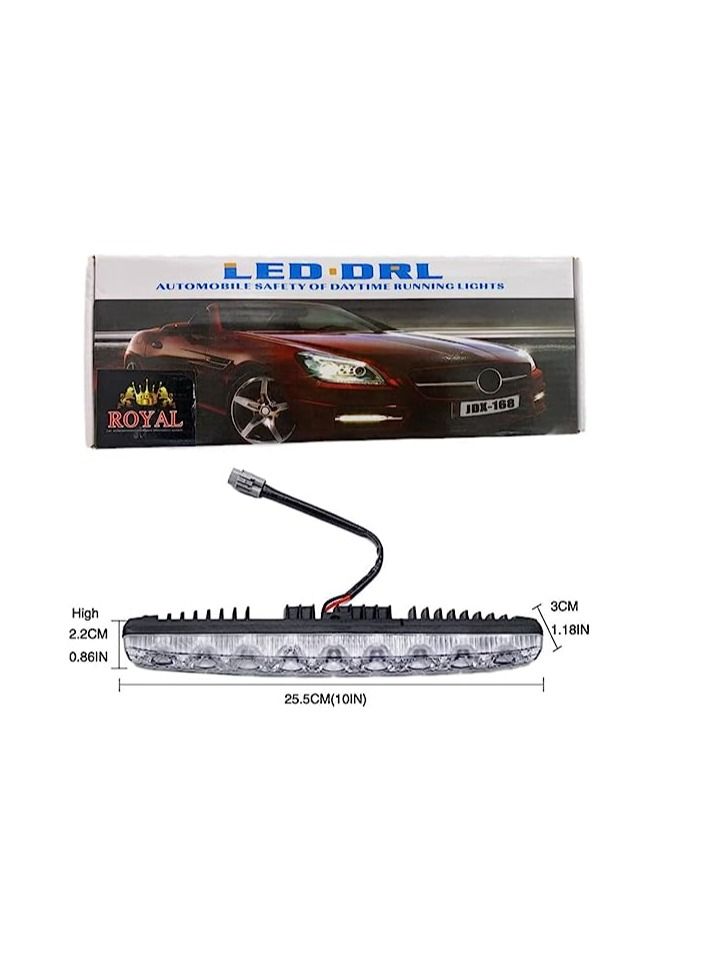Royal Car Universal Fit 9 LED High Power LED Daytime Running Lights DRL Kit Extreme Bright Spot Fog Lamp Xenon White Auto Accessories Silicone Waterproof Ring - Image 4