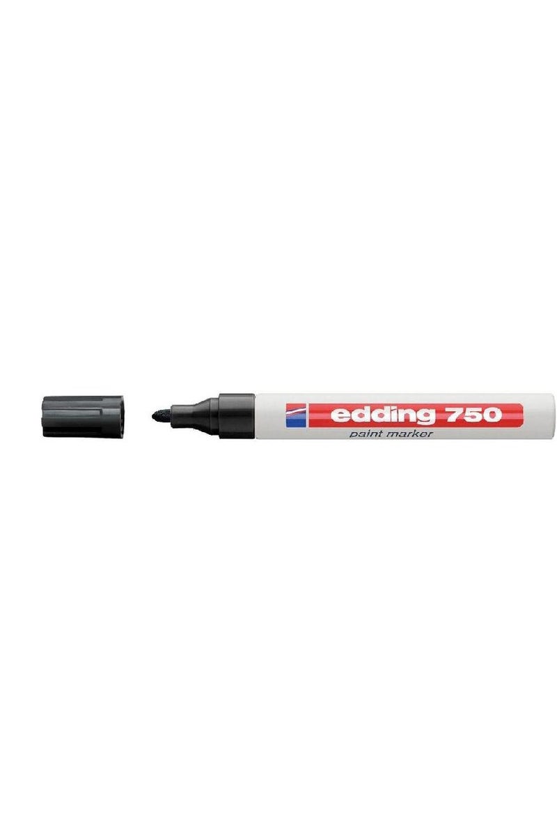Edding 750 Paint Marker 2 - 4 mm Round Tip Black