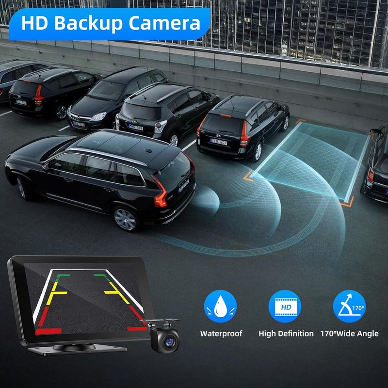 VUKARUAL 7" HD Portable Touch Screen Car Stereo with Wireless Apple Carplay and Android Auto - Image 3