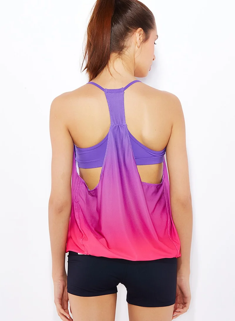 SKECHERS Racer Back Bra Tank Top