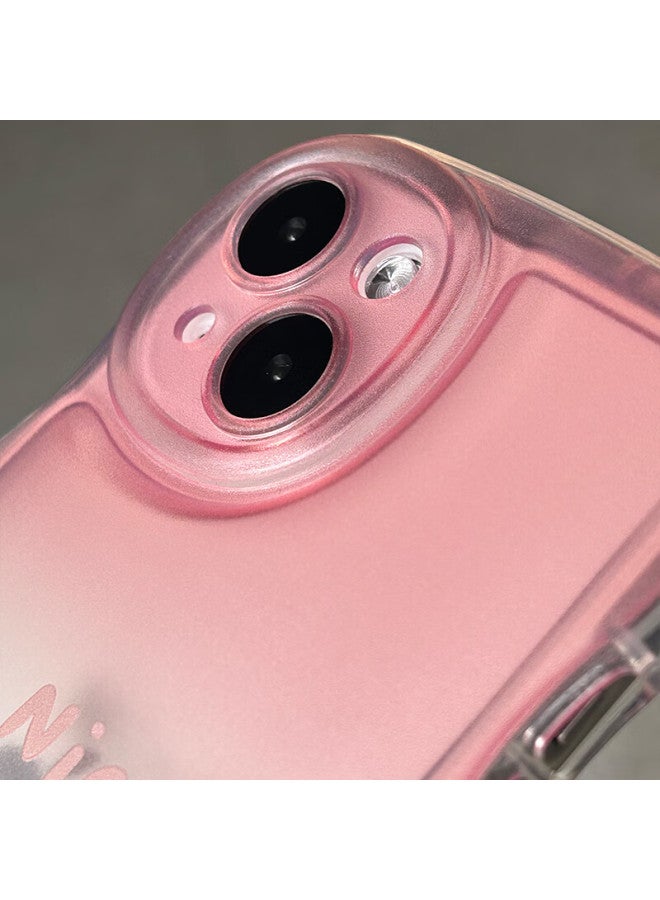 Jiang Ming Jiangming Apple 13 Protective Case Iphone 13 Full Coverage Shockproof Scratch-Resistant Wave Bubble Soft Shell Girl Style Smooth Touch Wear-Resistant Gradient Pink Fashion Fresh - Image 3