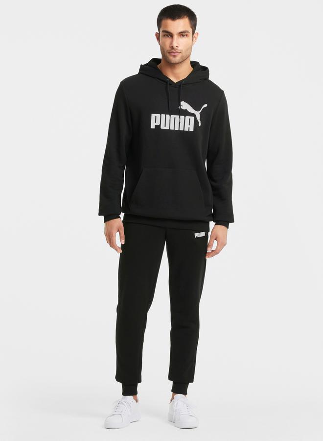 PUMA Essential Big Logo Print Long Sleeves Knit Hoodie - Image 2