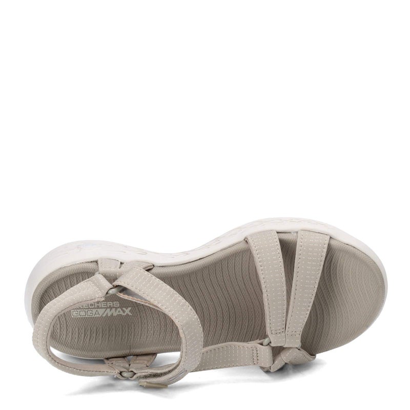 Skechers Performance Women's on-the-Go 600-Brilliancy Wide Sport Sandal,natural,5 W US - Image 5