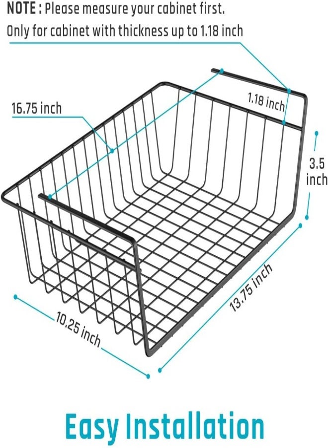 AKDC Under Shelf Wire Basket White Sr0107 - Image 3