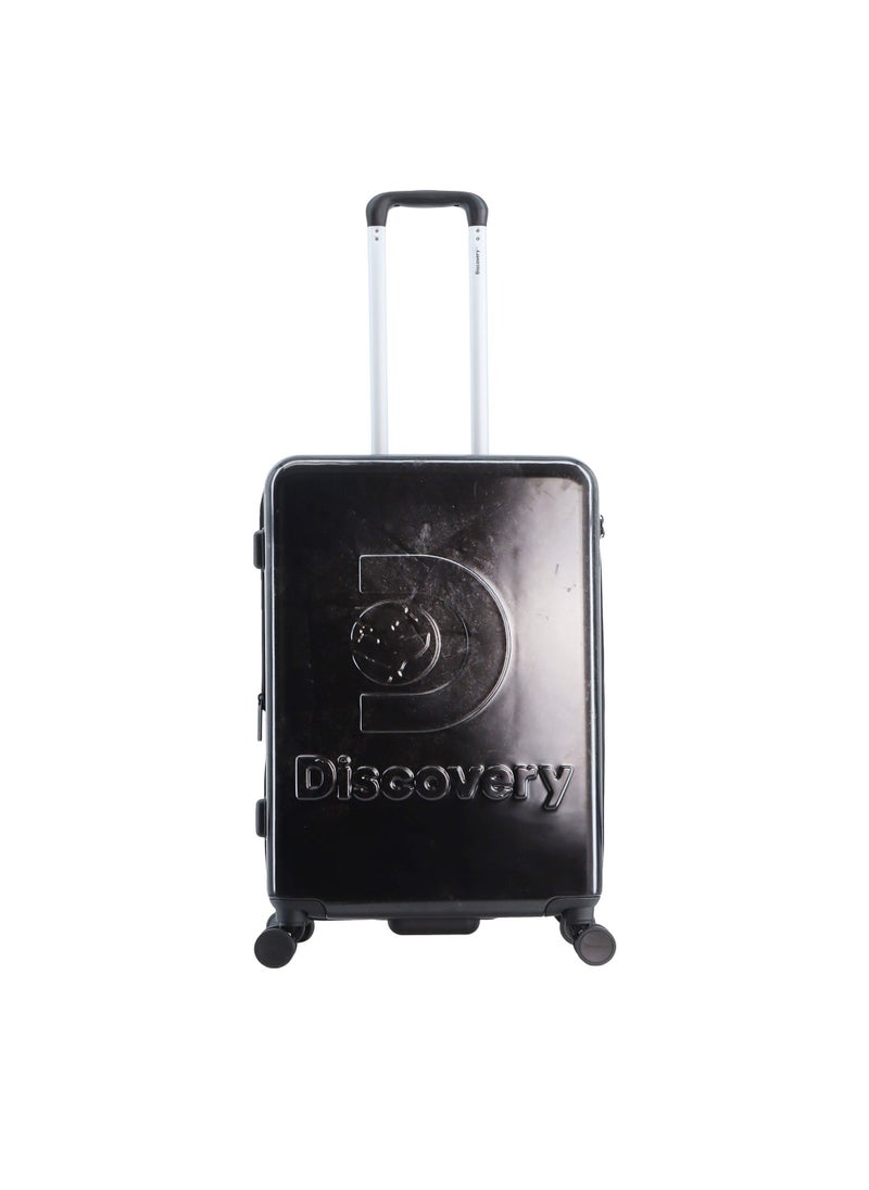 Discovery Stone ABS Hard Shell Medium Check-In Travel Suitcase Black, Durable Lightweight Travel Luggage, 4 Double Wheel Trolley Bag with TSA Combination Lock (60 cm/24 Inch). - pzsku/ZF13EF930E6D80F713619Z/45/_/1720612812/d5d7d8fa-7c4e-45de-8082-f291f69ec449
