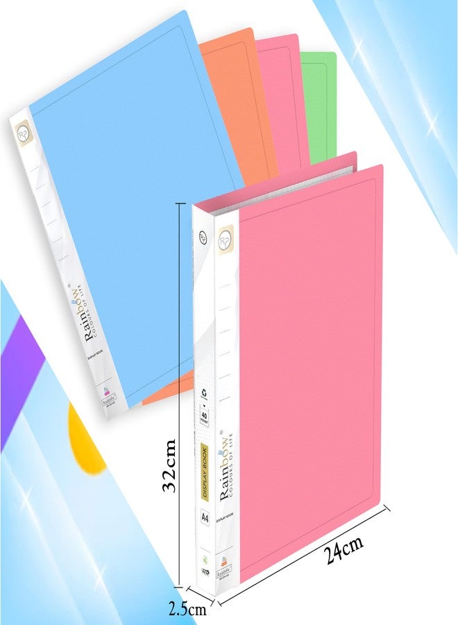 Shuban 40 Pocket Set of 2 A4 Size Presentation Display Book Folder File Binders with Plastic Clear Sleeves Document Organizer for Music Sheets Artwork Drawing for School Office - Image 2