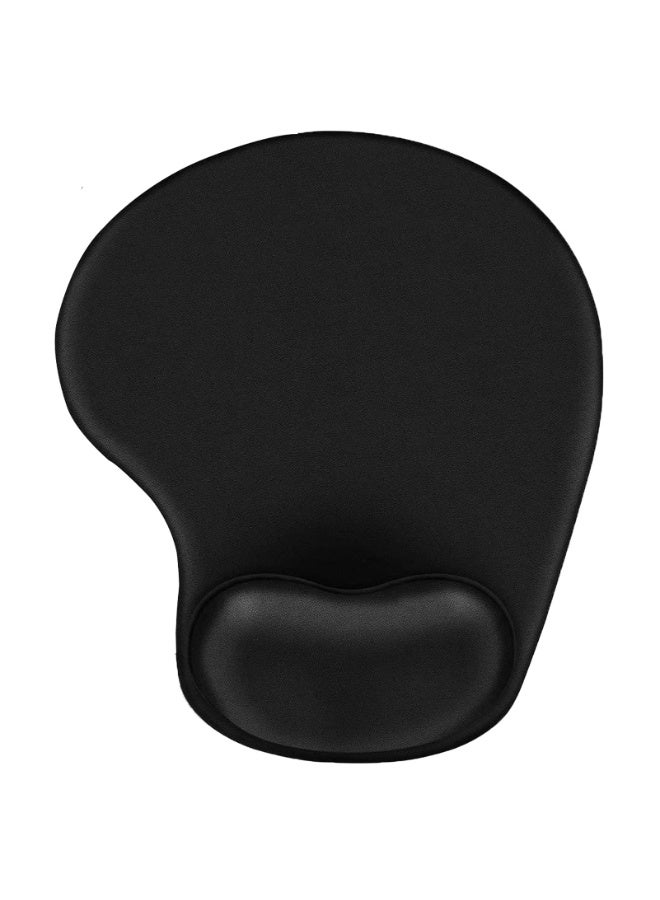 Ergonomic Mouse Pad with Comfortable Gel Wrist Rest, Smooth Lycra Surface and Non-Slip PU Base – for Office, Home & Study - Image 1