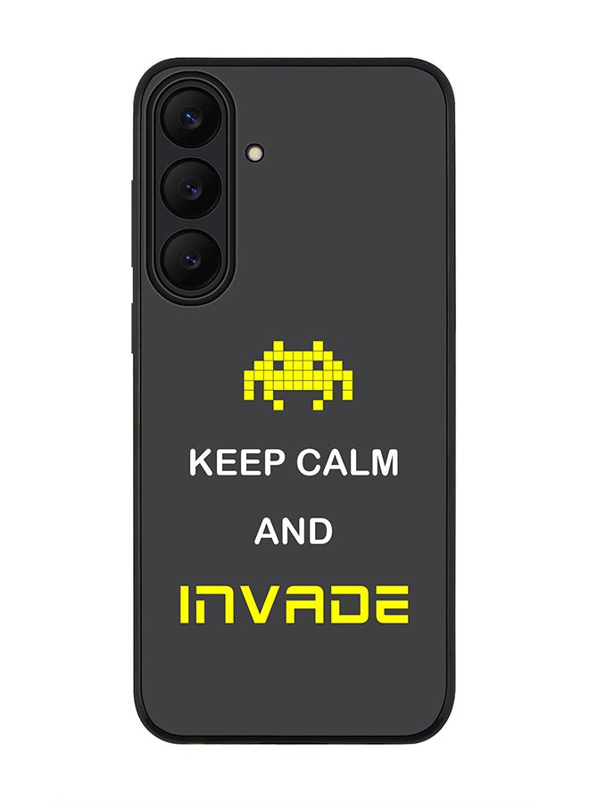 Stylizedd For Samsung Galaxy S25 FE Case,Slim fit Camera Protection, Shockproof Thin Phone cover  - Keep Calm And Invade