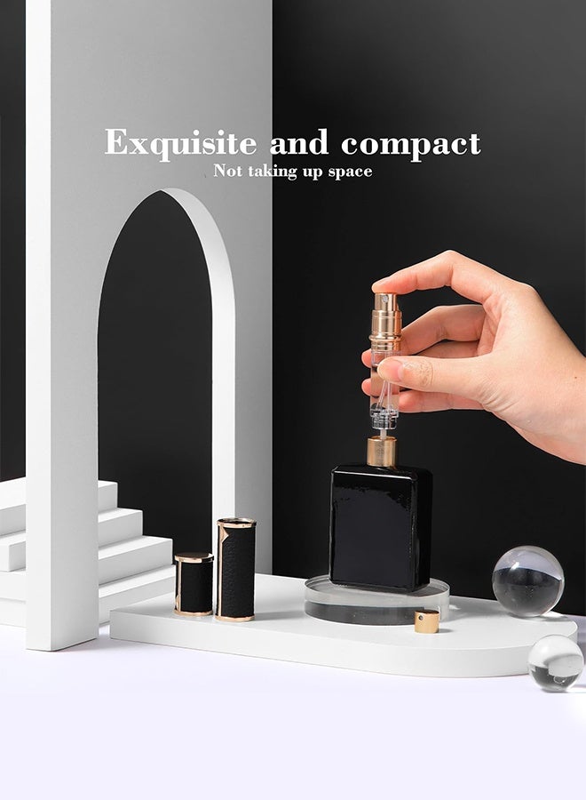 Sweet Life Travel Refillable Perfume Bottle, Leak-proof 5ml Atomizer, Portable Luxurious Pocket Perfume Dispenser Pump Transfer Tool for Women Men Travel Accessories - Image 5