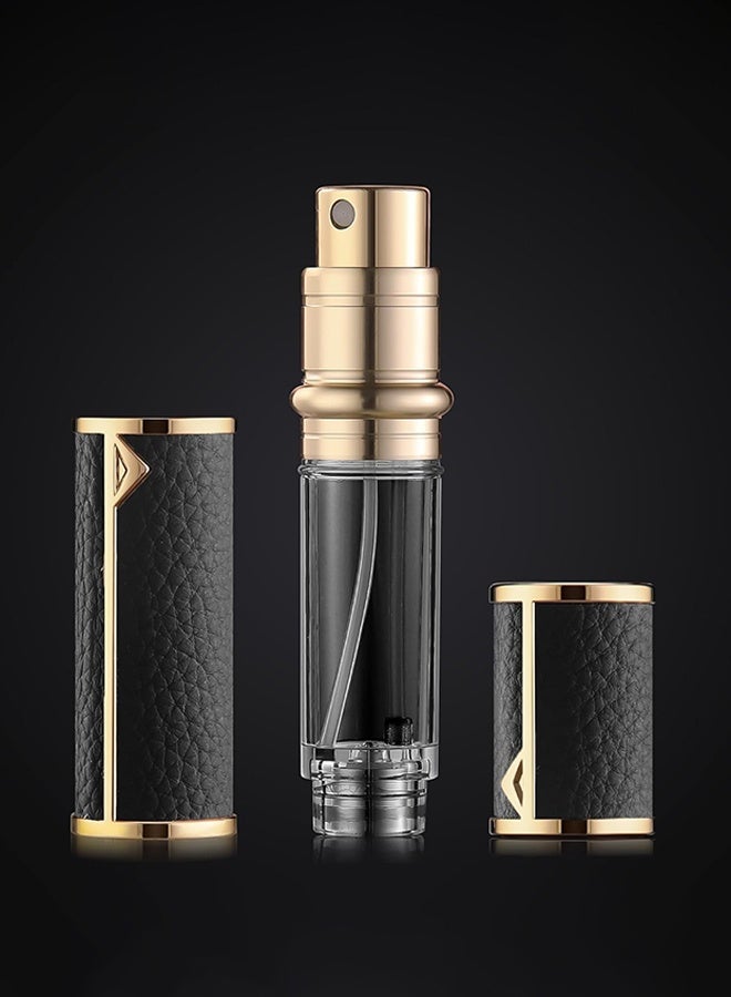 Sweet Life Travel Refillable Perfume Bottle, Leak-proof 5ml Atomizer, Portable Luxurious Pocket Perfume Dispenser Pump Transfer Tool for Women Men Travel Accessories - Image 2