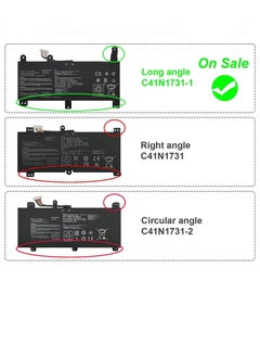 Zexen 15.4V 66Wh 4335mAh 4-Cell C41N1731-1 Laptop battery compatible for Asus ROG Strix G15 G512 G512LV G512LU G512LW G512LWS SCAR 15 G532LV G532LW G532LWS  - Image 2