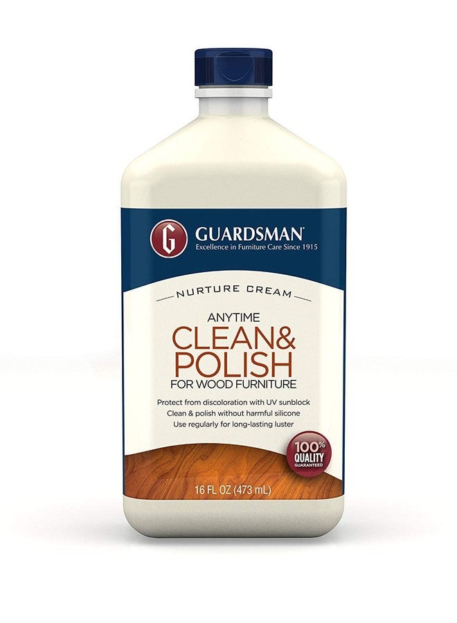Guardsman Clean & Polish for Wood Furniture - Cream Polish 16 oz - Silicone Free, UV Protection - 461500 (2) - Image 2