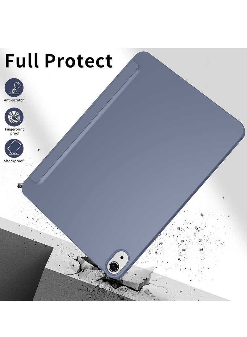 ELTRAZONE Case for iPad Air 11 Inch M2 2024, Also Fits iPad Air 5th/4th Gen 10.9 Inch (2022/2020) – Slim Lightweight Smart Folio Cover with Auto Sleep/Wake, Soft TPU Back, Magnetic Closure, Full Protection for iPad Purple - Image 5