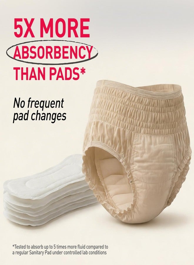 Sirona Disposable Period Panty for Girls & Women | M-L | Pack of 20| 360° Coverage for Stress Free Periods | Leakage Protection for Heavy Flow | Rash Free | Super Absorbent with Comfortable Fit - Image 3