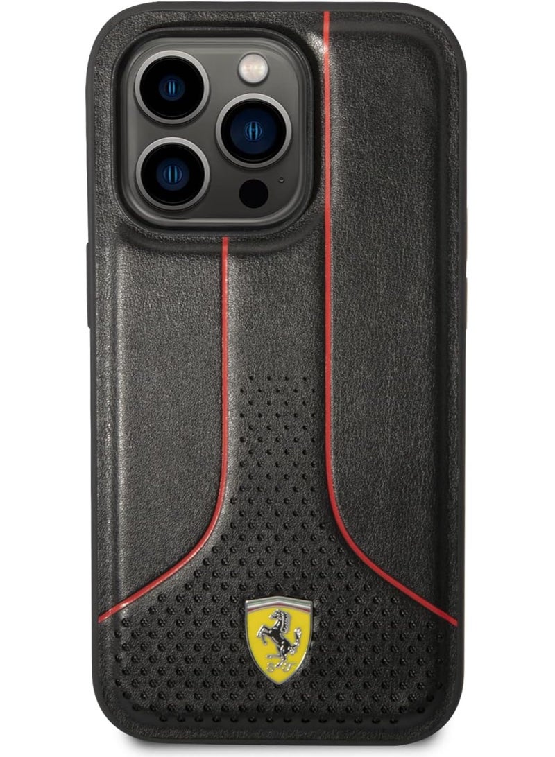 CG MOBILE Ferrari PU 296P Hard Case for iPhone 14 Pro - Black