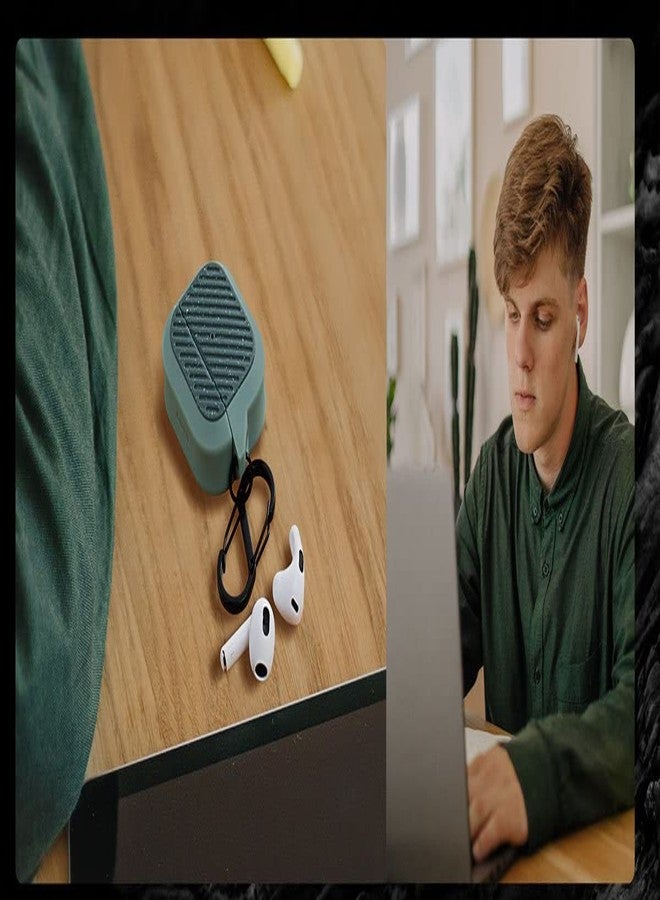 LAUT - Capsule IMPKT case Compatible with AirPods 3 | Ultra-Tough | Carabiner Included • Slate - Image 4