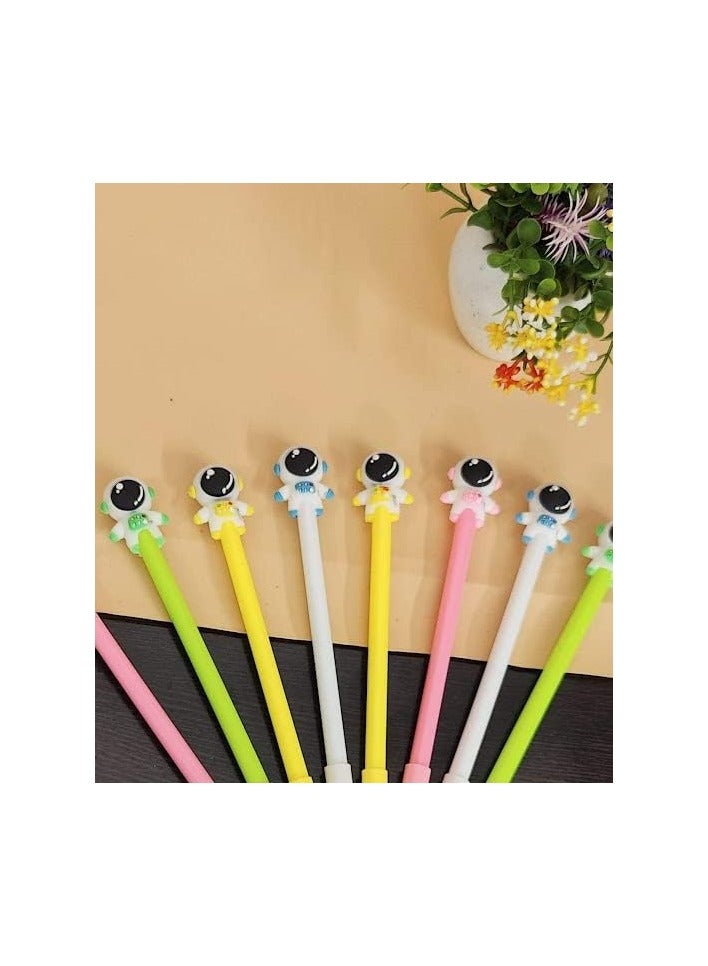 Generic Blue Gel Pens for School and Office - Cartoon Office Pen, Stylish School Gel Pen, (Pack of 2, Astronaut)  - Image 3