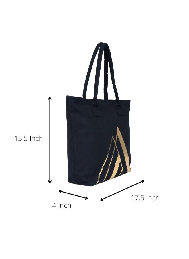 earthsave Earthsave Women’s Vegan Canvas Handbag | Office Bag, Handbag for Daily use, Travel Canvas bags with zip  - Image 5