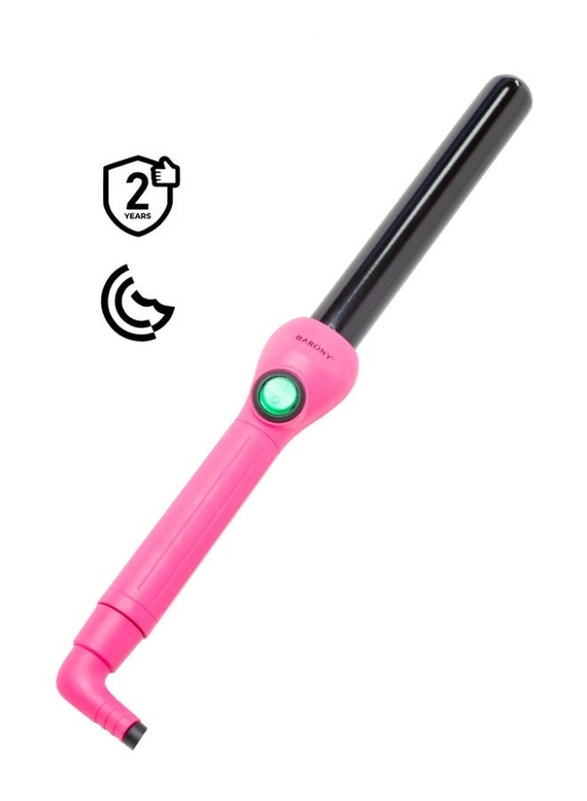 باروني فير تجعيد الشعر (فير) باروني لون وردي مقاس 25 مم - Image 2