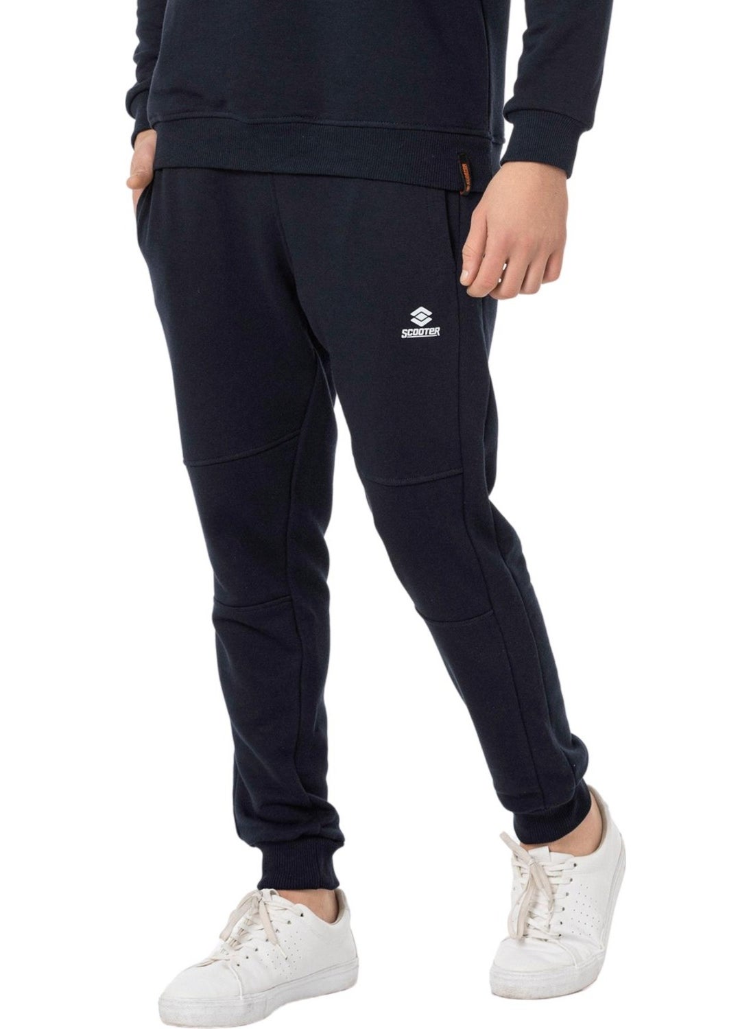 Scooter  String Knitted Tracksuit Bottom Navy Blue Men's Sweatpants M1709TL  - Image 2