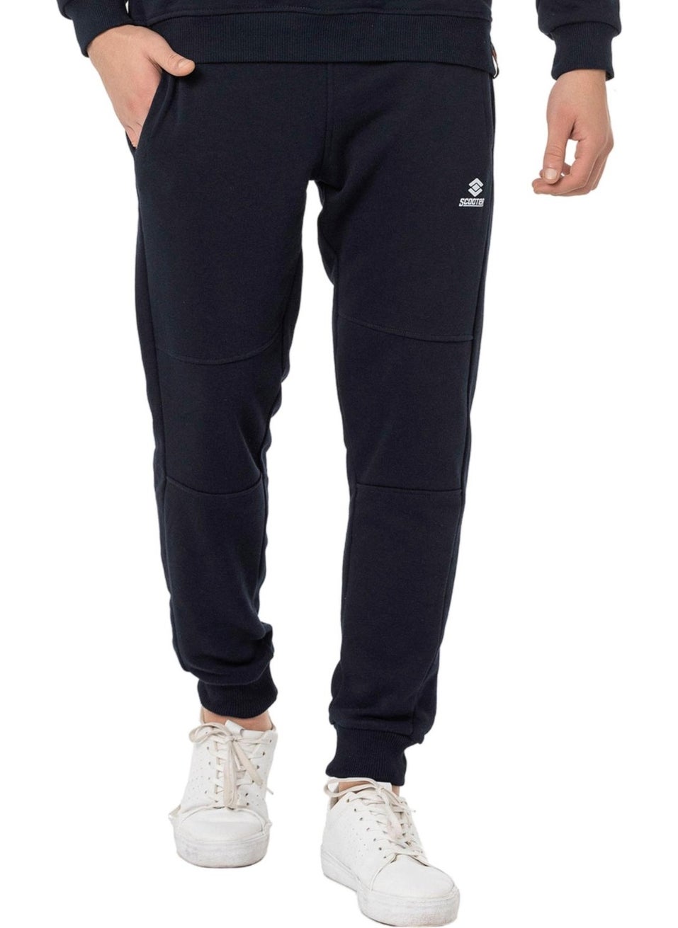 Scooter  String Knitted Tracksuit Bottom Navy Blue Men's Sweatpants M1709TL  - Image 3