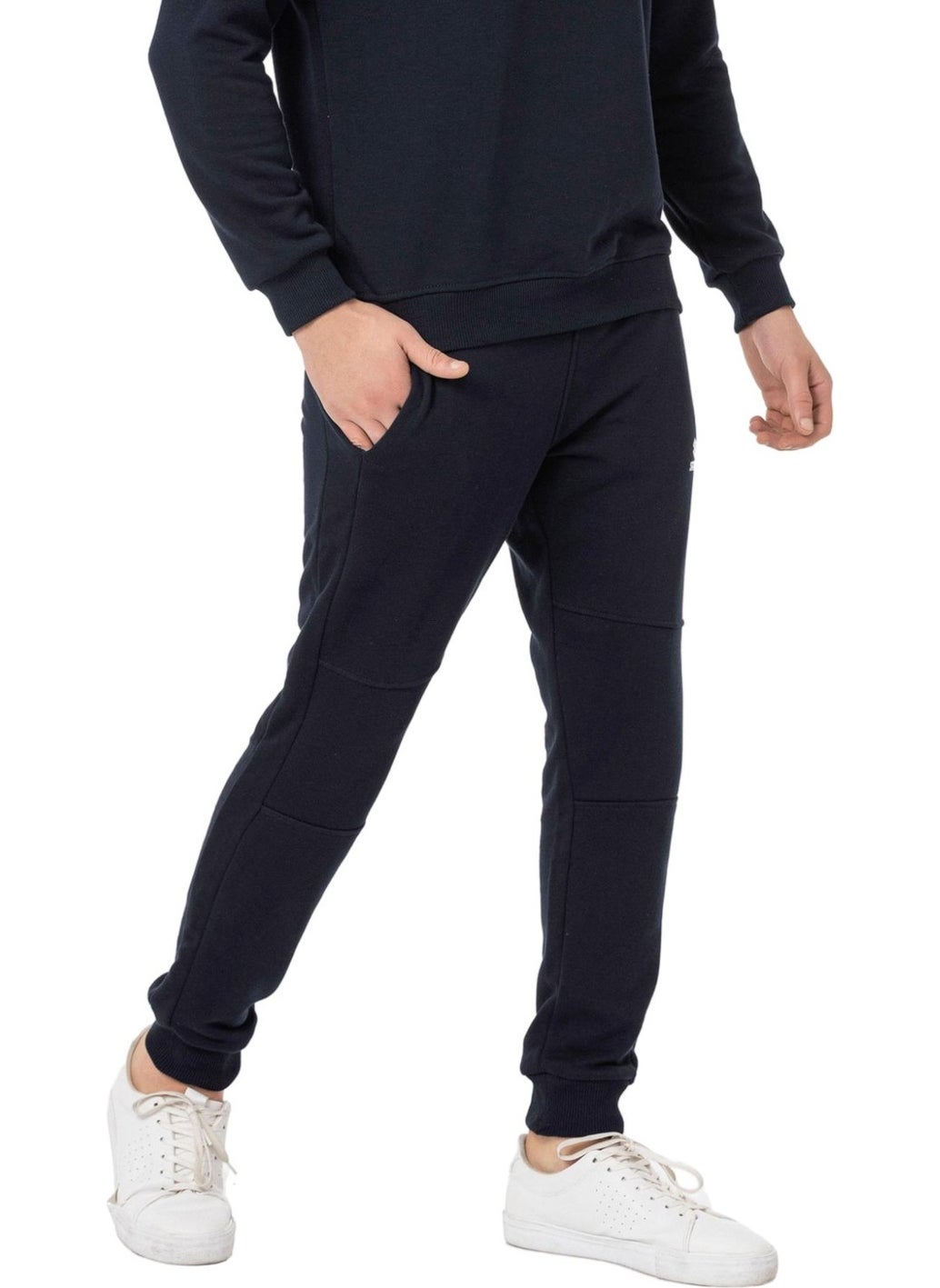 Scooter  String Knitted Tracksuit Bottom Navy Blue Men's Sweatpants M1709TL  - Image 4