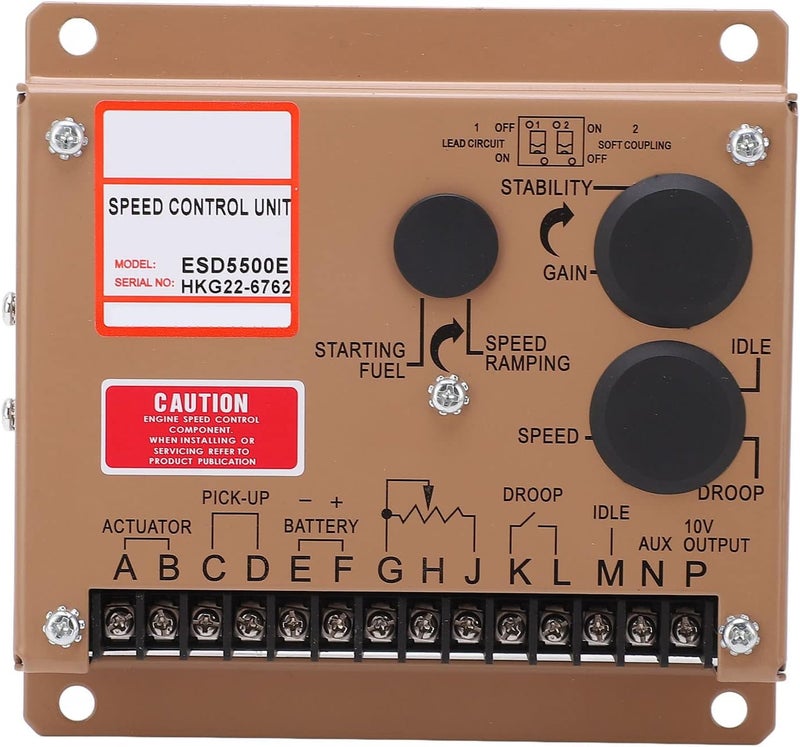 ESD5500E Engine Electronic Governor Generator Set Slow Start Idle Speed Controller 12V 24VDC - Image 1
