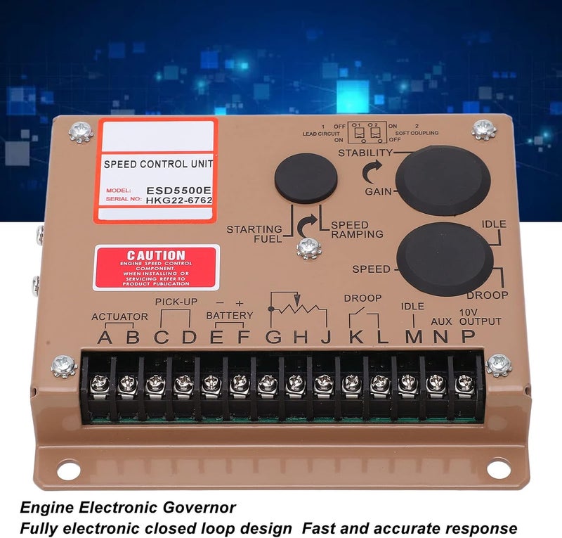 ESD5500E Engine Electronic Governor Generator Set Slow Start Idle Speed Controller 12V 24VDC - Image 4