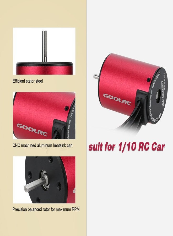 GoolRC S3650 4300KV Sensorless Brushless Motor for 1/10 RC Car - Image 4