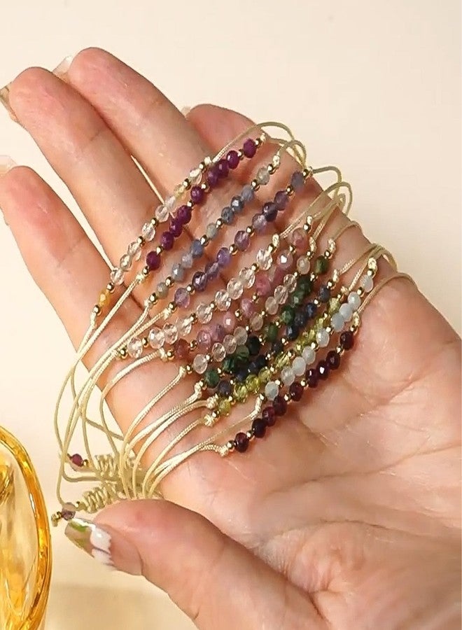 72ore Birthstone Bracelets for Women Crystal Bracelet Daughter Birthday Gifts Daughter Bracelet Crystal Daughter Gift Mom and Daughter Outfits - Image 5
