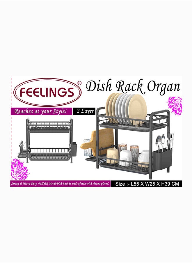 Feelings - Dish Rack Organ 2 Layer 55×25×39 cm - Image 1