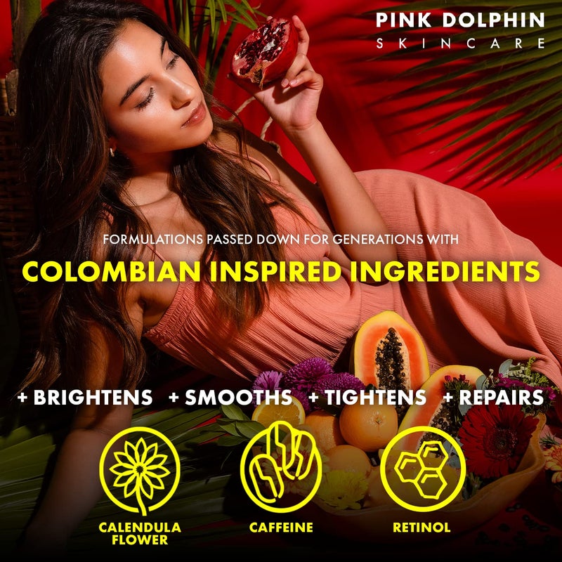 Pink Dolphin Caffeine Eye Cream AntiAging Eye Treatment for Dark Circles Puffiness Fine Lines Hydrating Formula with Caffeine Hyaluronic Acid Skincare 05 fl oz - Image 5