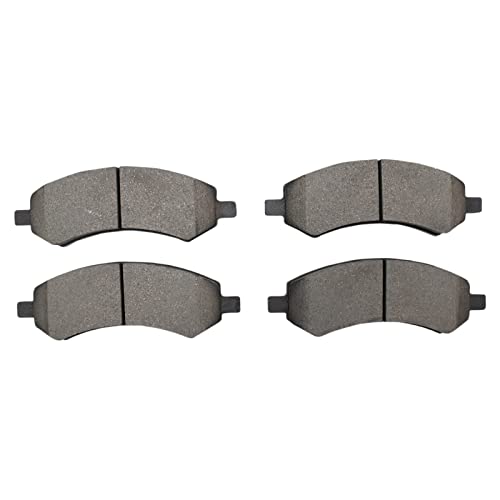 TRQ Front Brake Pads Ceramic Compatible with 2007-2009 Chrysler Aspen 2005-2010 Dodge Dakota Durango 2006-2010 Ram 1500 2006-2009 Mitsubishi Raider 2011-2018 Ram 1500 2019-2021 1500 Classic 2011 - Image 4