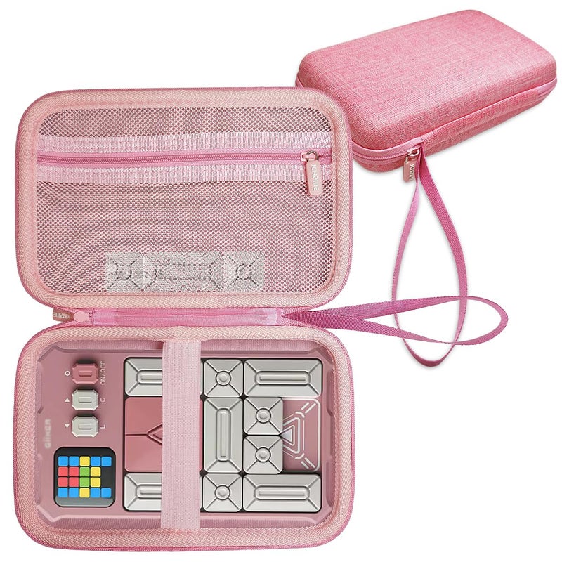 JCHPINE Hard Carrying Case for GiiKER Super Slide Brain Games Protective Storage Holder for GiiKER Brain Teaser Puzzles Interactive Handheld Game Console Accessories Case Only Pink - Image 2