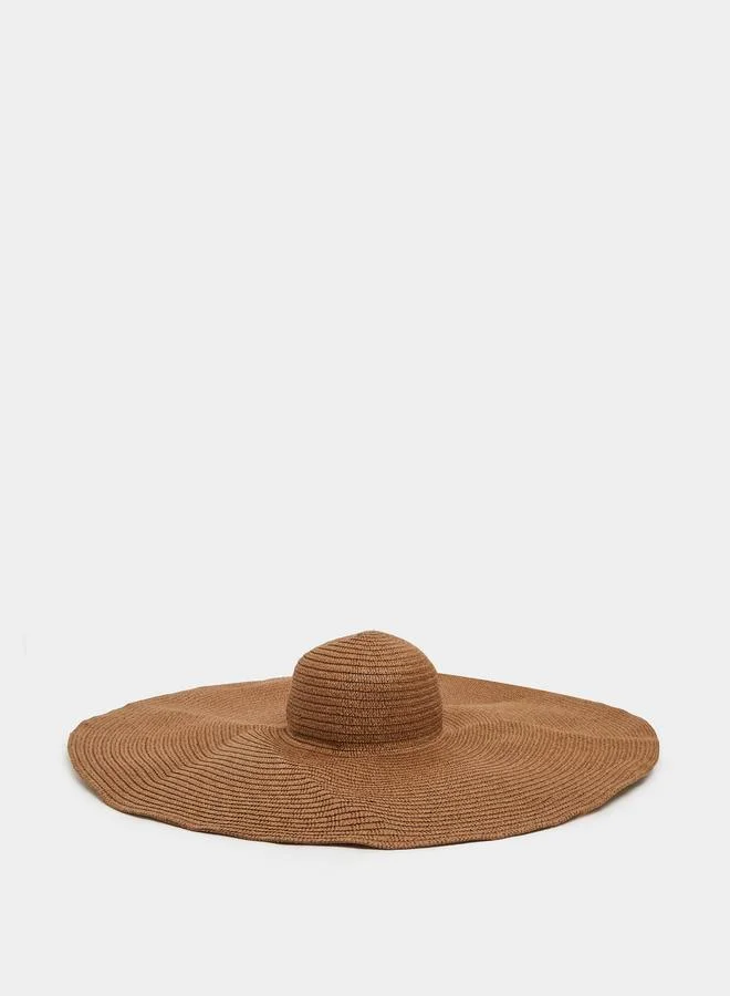 Wide Brim Straw Sun Hat