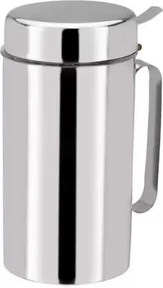 VISAXMI Stainless Steel Oil Dispenser with Nozzle 1 Litre (1000 ml) | Oil Container | Oil Pourer | Oil Pot | Oil Can| Oil Bottle with Handle (JUMBO Oil dispenser 1pcs) - Image 5