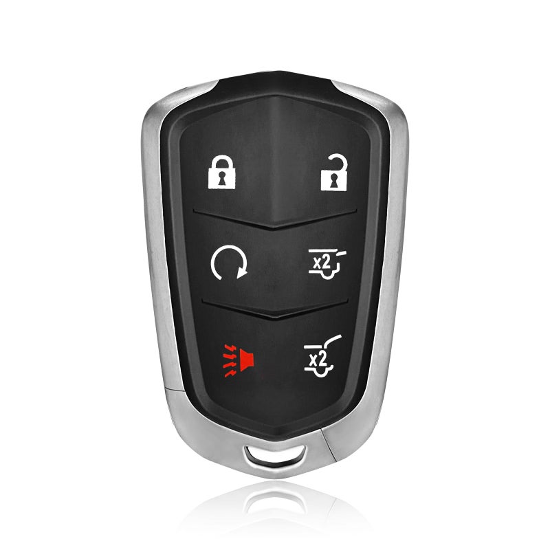 Keylessbest Replacement for 2017 2018 2019 2020 Cadillac Escalade Key Fob Remote Control HYQ2EB 6 Buttons 433MHz
