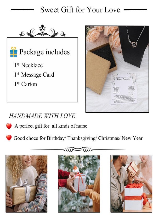 OKEYCH Future Nurse Gift Pinning Ceremony Necklace CNA RN Jewelry Nursing Sch-ool Graduation Gift (Pinning Ceremony N) - Image 4