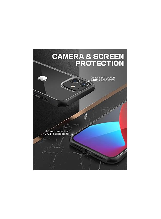 SupCase Unicorn Beetle Style Series Case Designed for iPhone 12 (2020) / iPhone 12 Pro (2020) 6.1 Inch, Premium Hybrid Protective Clear Case (Black) - Image 5