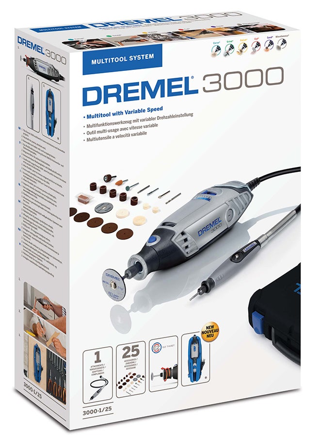 DREMEL - DREMEL Multi Tool 3000 (1/25), Multi-Tool for Jewellery making, Woodworking, IT instrument cleaning, Polishing | Model: F0133000JR with 1 year warranty - Image 1