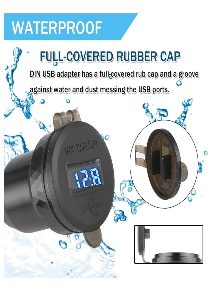 Aluminum alloy dual QC3.0 + QCPD suitable for BMW car motorcycle on-board charger fast charging car charger - Image 3