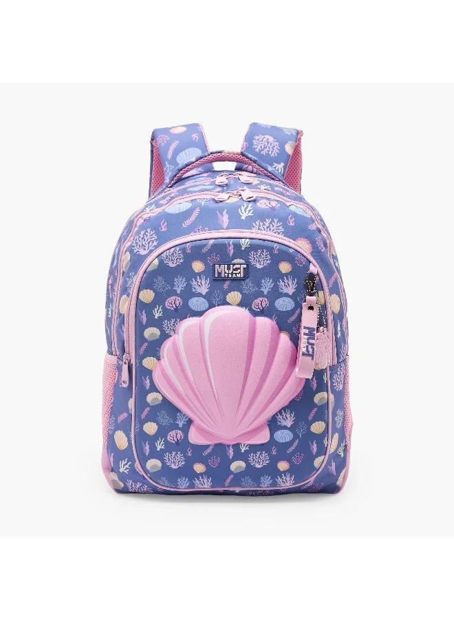 Must 17 Inch-Shell-Backpack-2 Cmprts- (Polyester) Multicolor \ 32?18?43