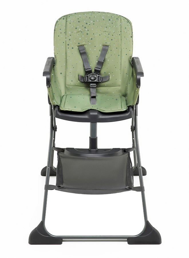 Kinderkraft Foldee High Chair - Green - Image 1