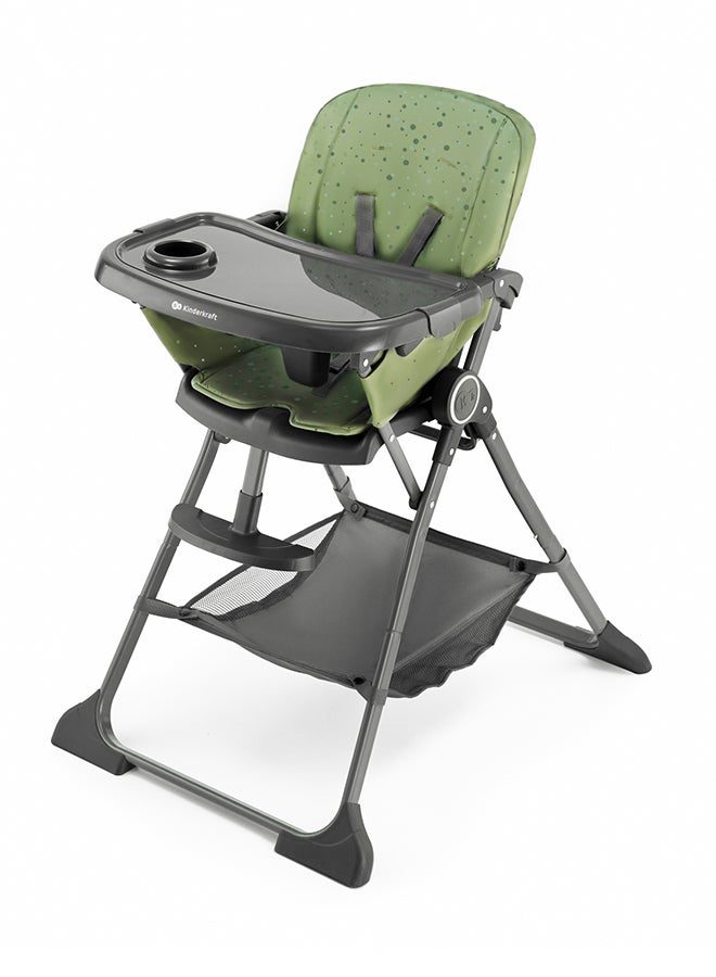 Kinderkraft Foldee High Chair - Green - Image 2