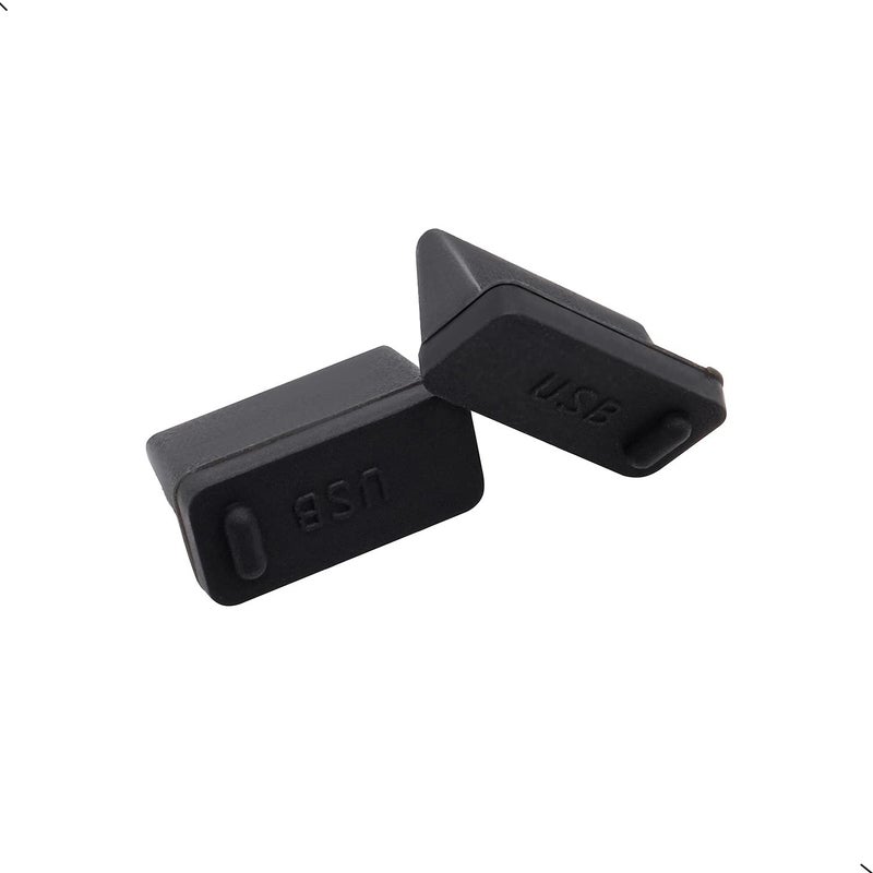 ThreeBulls 30 Pcs Silicone USB Cap Port Cover Anti Dust Protector for Female End Black - Image 4
