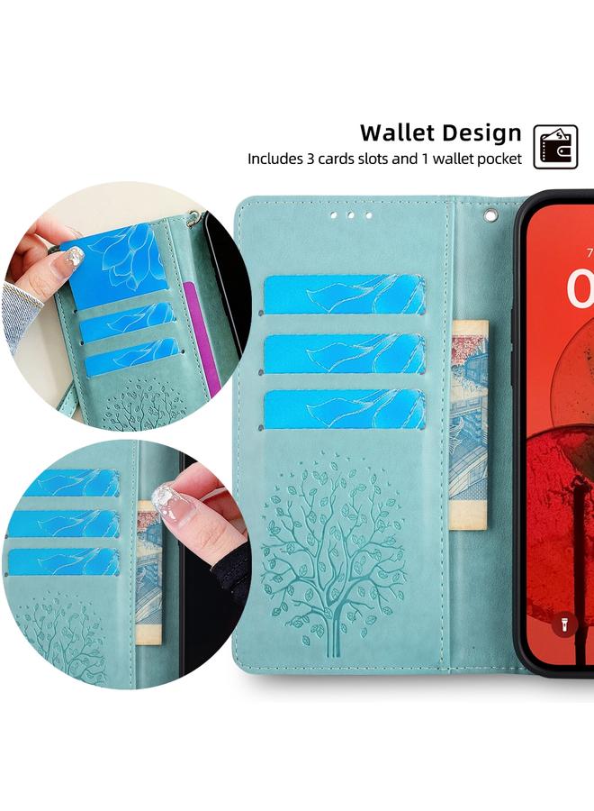 S-TOP Case For Honor 9X Pro Tree & Deer Embossed Leather Phone Case - Image 4